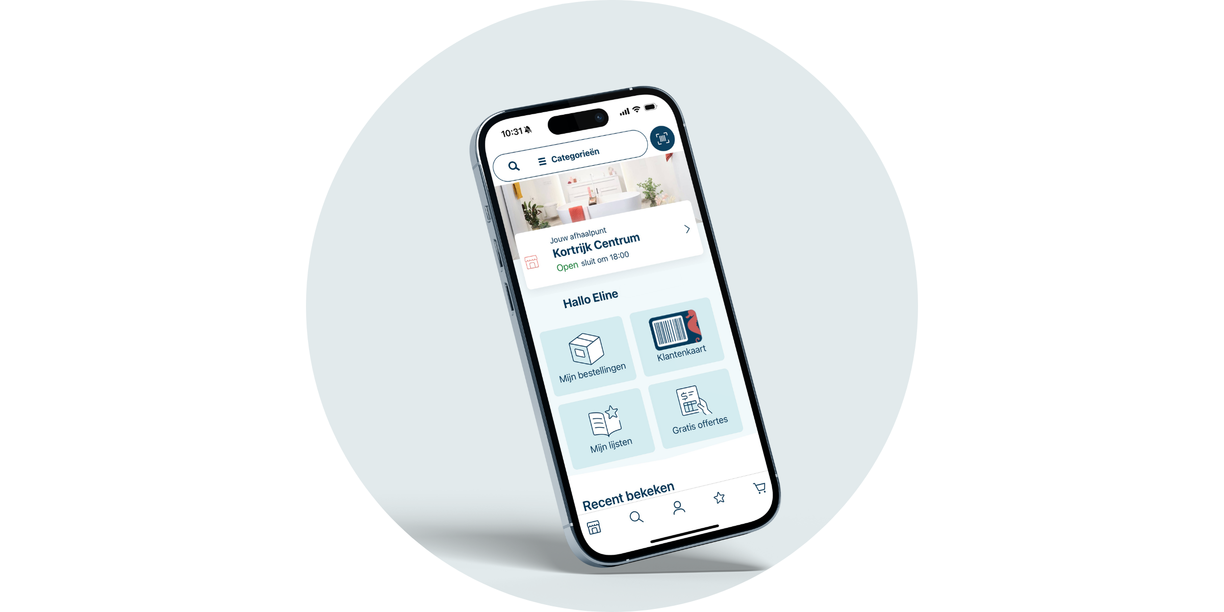 Blue app | België